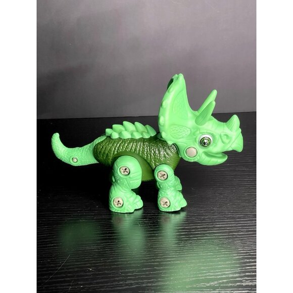 Set Of 3 Dinosaur Building Toys - Blue Orange & Green - Educational & Fun For Ki - Picture 15 of 15